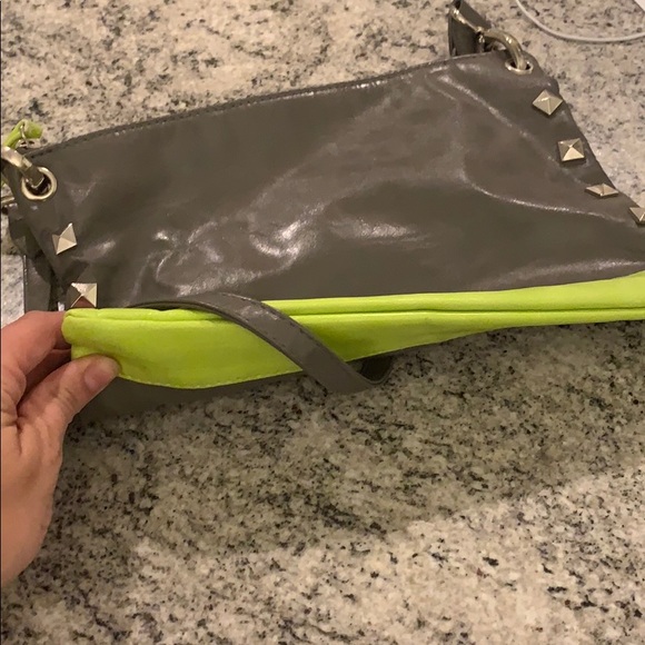 TOKYOBay Gray and Neon Purse - Picture 2 of 7